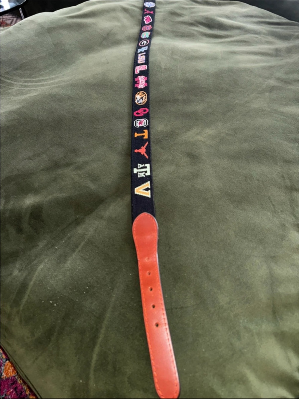 Smathers & Branson SEC needlepoint belt - Picture 5 of 12